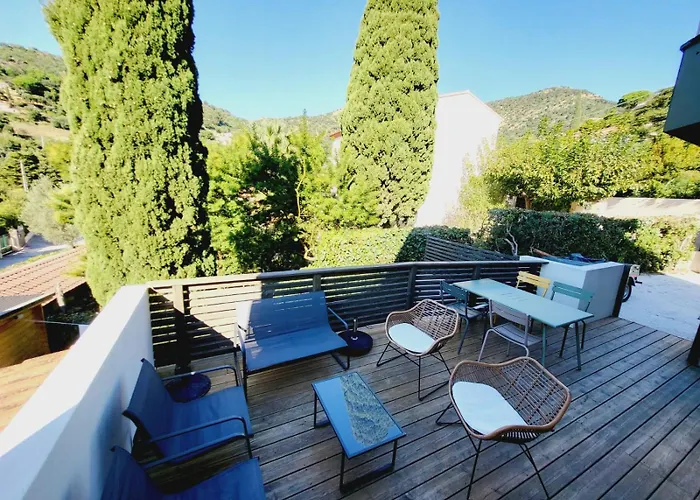 La Fossette - T2 Avec Terrasse, Parking Et Wifi 아파트 르 라방두